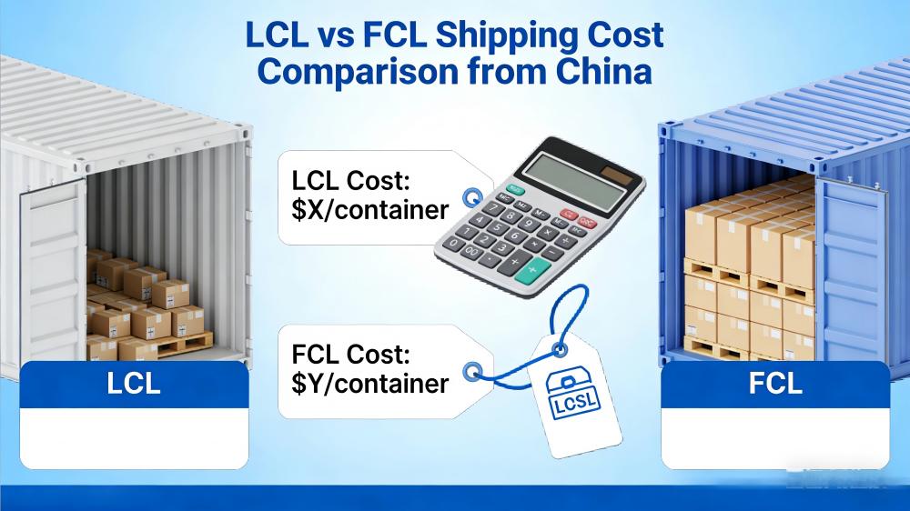 LCLvs FCL Shipping from China