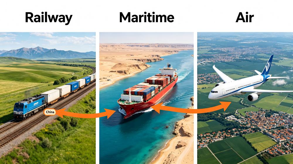 Shipping from China to Europe